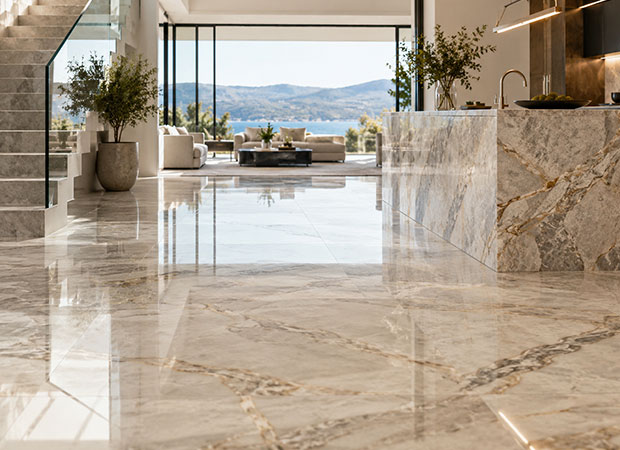 Restore visual clarity before the surface disappears into the room.